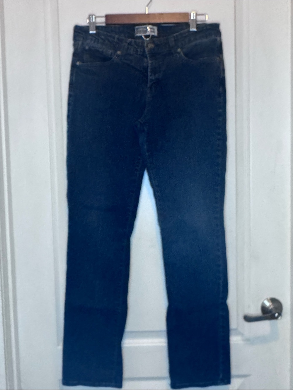 Signature by Levi Strauss Black Acid-Wash Jeans
